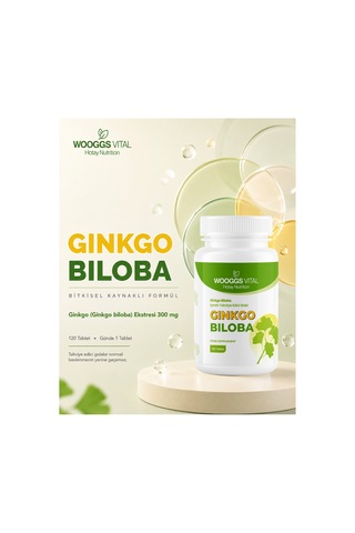 Ginkgo Biloba 300 Mg 120 Tablet Takviye Edici Gıda