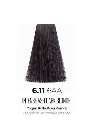 Dna Saç Boyası Profesyonel Krem Boya Yoğun Pigment & Parlaklık 6.11 Koyu Kumral Yoğun Küllü 100ml