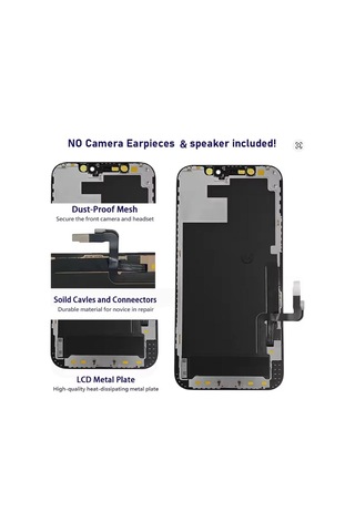 Apple iPhone Uyumlu 12 Pro A Kalite Ön Lcd Ekran Dokunmatik Sıvı Bandı Kırılmaz Tamir Seti Set