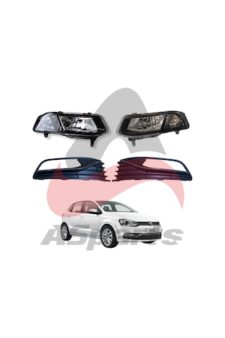 Volkswagen Polo Sis Far Seti Kromlu 6c Kasa 6c0198700 Çift Fonksiyonel
