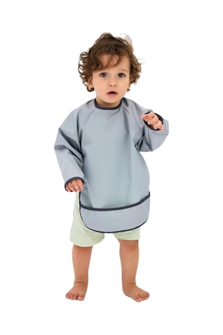 Miniboni Uzun Kol Önlük - Kısa Kol Önlük Seti - Grey