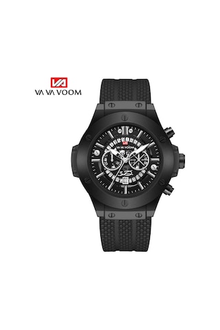 Skycity Kuvars Kol Saati - İthal Hareket, Derin Su Geçirmezlik, Işıklandırmalı, Çizik Dayanıklı Cam, Gövde Açık Tasarım Siyah