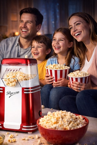 Thomax PM1300-S Mısır Patlatma Makinesi Yağsız Ve Sağlıklı Popcorn