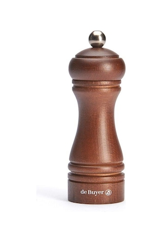 De Buyer Baharat Değirmeni Ahşap 14 Cm-koyu Kahve