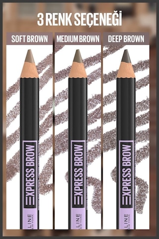 Maybelline Ny Quick Shaper Kaş Şekillendirici Kalem - 04 Medium Brown 3600531718329-11119 04