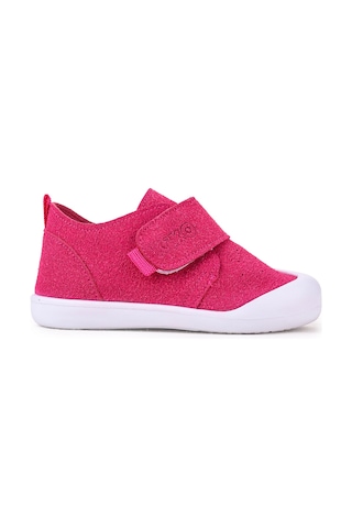 Kiko Kids Rosie Cırtlı Kız Bebek Günlük Ayakkabı Fuşya
