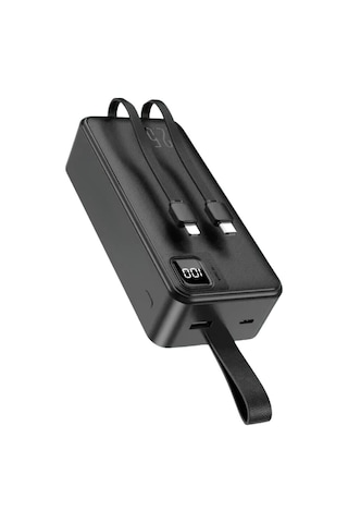 30000 Mah 22,5w Süper Hızlı Lightning Ve Tyype C Powerbank Siyah