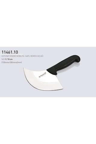 Börek Bıçağı 10 Cm No.1 Hulusi Bıçak Unlu Mamüller Üstüne Dökme Moblen Saplı 130mm X 100mm X 2mm 11461.10 Diğer