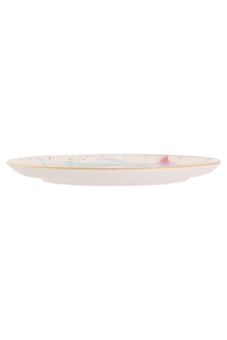 Porland Cosmos Desen6 Düz Tabak 24 Cm Sku: Smg8690010558893 Açık Gri