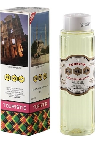 Pereja 80 Derece Turistik Limon Çiçeği Kolonyası Pet Şişe 400 ML