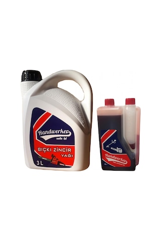 Handwerker Testere Kılavuz Ve Benzin Karışım Yağı 3+1 Lt