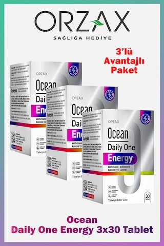 Ocean Daily One Energy 30 Tablet 3 Adet