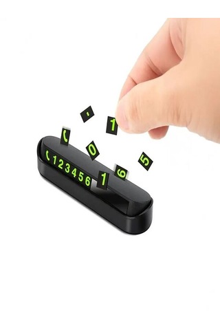 Fosforlu Otomobil Numaratörü Aç Kapa Numaratör Telefon Numarası Araba Park Tel Numaralık Telefonsuz Araç Bağlanır