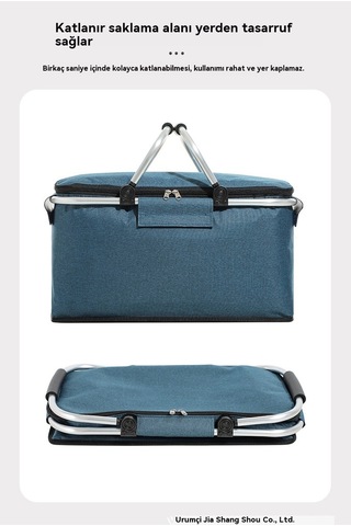 Eternal Luck Büyük Kapasite Termal Ve Soğukluk Taşınabilir Depolama Bölmesi - Siyah 001 Siyah