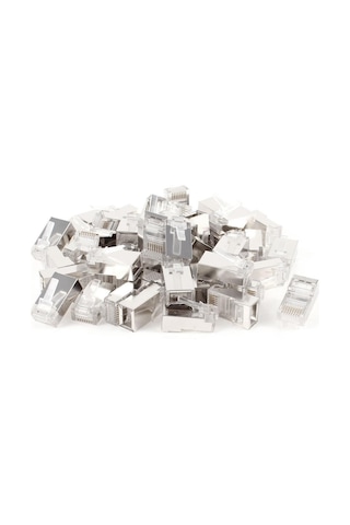 Alfais 4616 Cat6 Rj45 100 lü Jack Kablo Network Ucu Konnektör