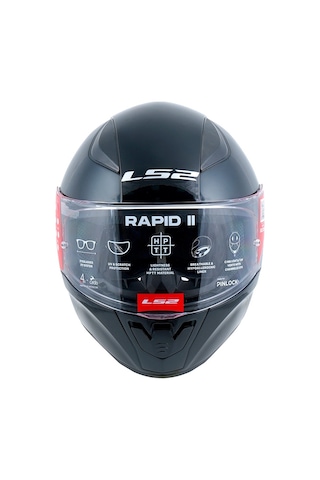 Ls2 Rapıd Iı Motosiklet Kaskı Ff353-solıd-gloss-black