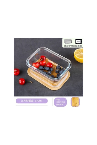 Morponi Bambu Kapaklı Vakumlu Saklama Kabı 1 Adet 1500 Ml Şeffaf