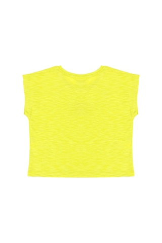 U.S. Polo Assn. Kız Çocuk Fıstık Yeşili Bisiklet Yaka Tişört 50284354-VR087