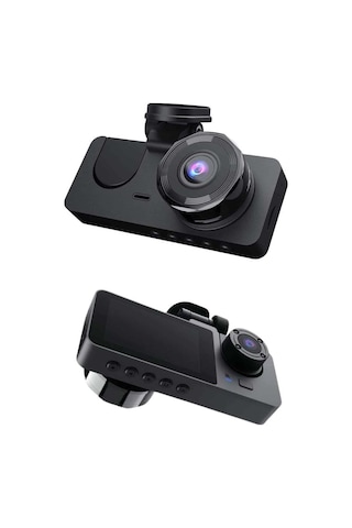 Yol Kayıt Araç Kamerası Hd Dvr 3 Kameralı 2.0in Ekranlı Ön İç Ark