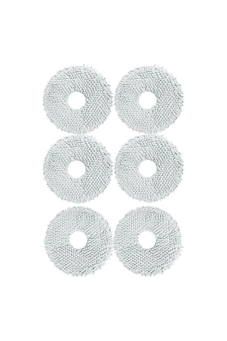 Roborock Qrevo C Uyumlu Mikrofiber Mop Paspas 6 Adet
