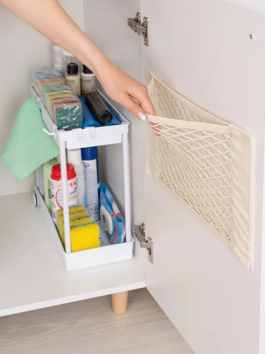 Uutnoe Vrema Raf İçin Çekmeceli Depolama Seti Ve Askılı Düzenleyici 415294829 Beyaz