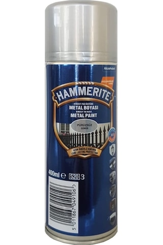 Marshall Hammerite Direkt Pürüzsüz Metal Boyası Sprey Boya Gümüş