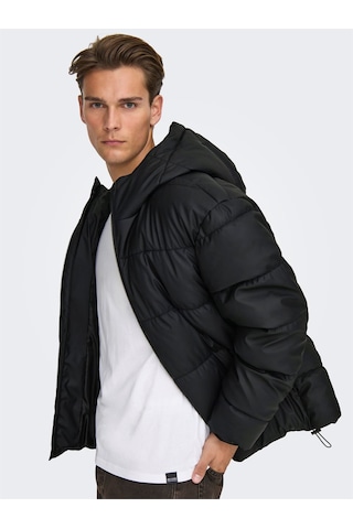Only & Sons Onsmıchael Water Rep. Puffer Otw Erkek Siyah Mont - 22033698