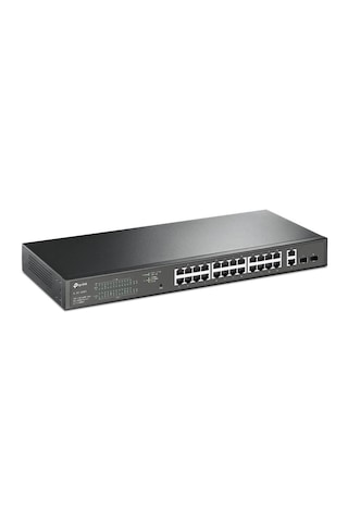 Tl-sg1428pe 24 Port Gıgabıt + 2xgıgabıt Rj45/sfp Uplınk Yönetilebilir 250w Poe Rackmount Swıtch