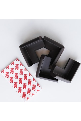 Kauçuk Köşe Koruyucu-Kahverengi (4 Adet) Çok Renkli