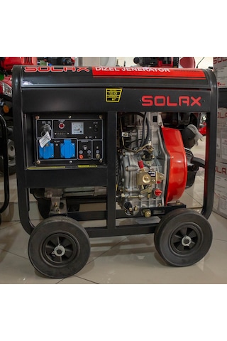 Solax Sdj8500Me Monofaze Marşlı Dizel Jeneratör