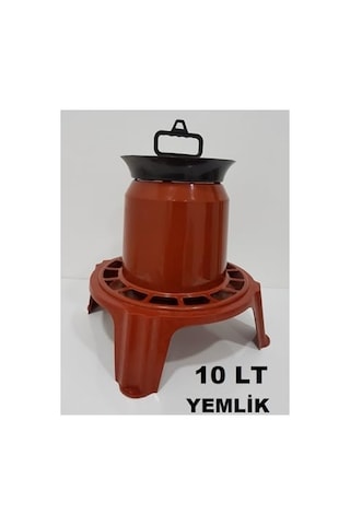 Ekodoğa Ayaklı Yemlik 10 Lt Tavuk Yemliği Civciv Kanatlı Kuş