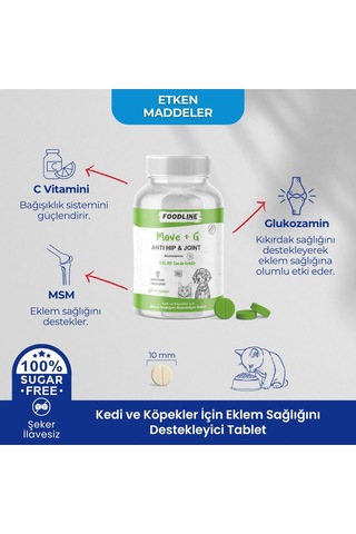 Foodline Hip&joint Glucosamine 75 Tablet Eklem Sağlığına Destek