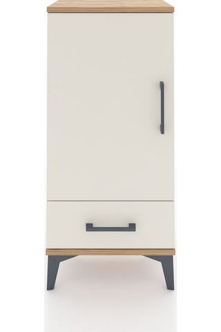 Arges Komodin 3 Raflı Tek Çekmeceli Tek Kapaklı 44x30x96 Çam-... Çam