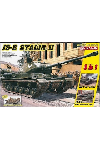 Dragon 6537 1/35 Ölçek, Js-2 Stalin Iı 3 İn 1 Ve Sovyet Tank Sürücüleri Plastik Model Kiti-51094