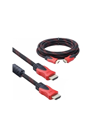 Parcbeny Pm-9554 3 Metre Yüksek Hızlı 1.4v Hdmı Kablosu 1080p-4k-3d Dayanıklı Örgülü Dış Kılıf