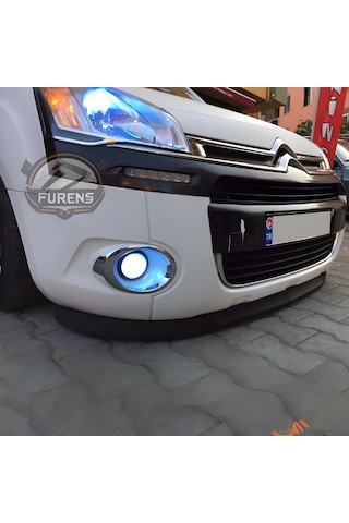 Citroen Berlingo 2009-2018 Uyumlu H Lip Esnek Ön Lip 2 Parça Karlık Ön Ek Tampon Altı Dil