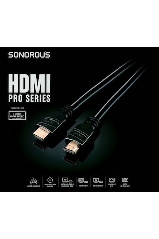 Sonorous Pro 0050 Hdmı Kablo 5 Metre.