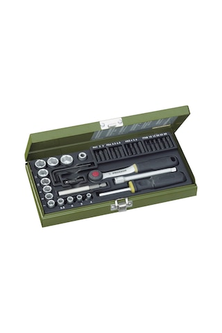 Proxxon 23070 1/4" Cırcır Kolu 39 Parçalı Lokma Ve Bits Takımı