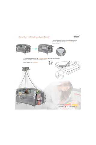 Holmer Kids Maxi Comfort Coolstyle Cibinlikli Park Yatak 70 x 110 CM