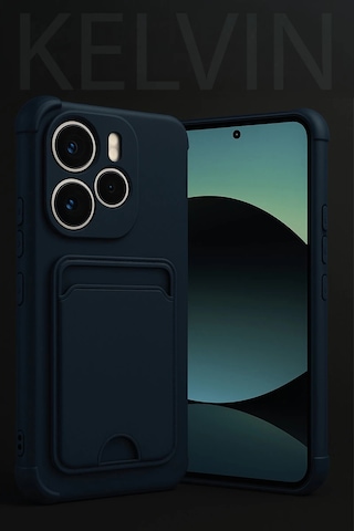 Xiaomi Redmi Note 14 4g Kelvin Kartvizitli Silikon - Lila