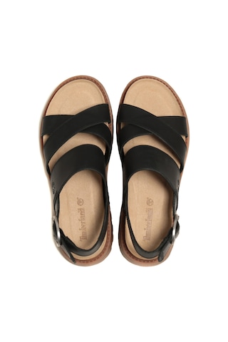 Timberland B0a61trw021-r Backstrap Sandal Kadın Sandalet Siyah Kahverengi - Siyah