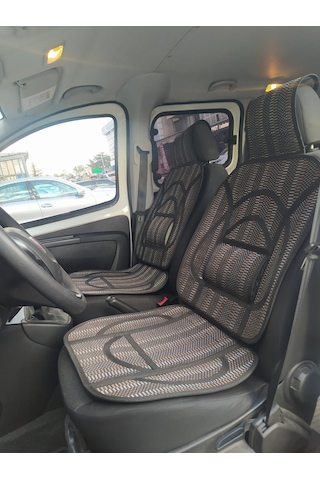 Oto Hasır Bambu Minder Ön İkili Takım Bel Destekli Terletmez Wf-1811