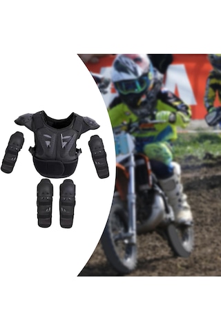 Suntek Çocuk Motosikleti Tam Vücut Zırhı Takım Elbise Erkek