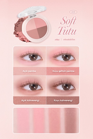 Dasıque Multi Quad Shadow 03 Soft Tutu