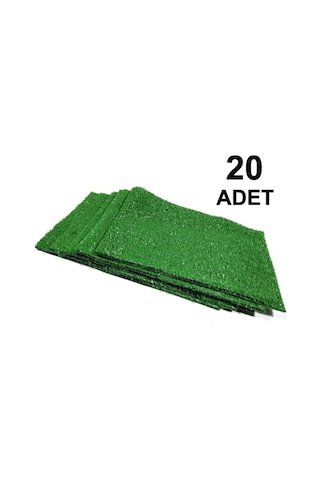 20 Adet, Yapay Çim, A4 Boyutunda, Maket, Dekoratif, Çim Tabakası,