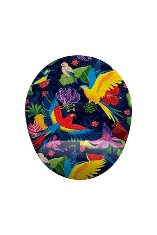 Kuşlar Bilek Destekli Mouse Pad