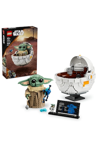 LEGO® Star Wars: The Mandalorian™ Uçan Bebek Arabalı Grogu™ 75403 - 10 Yaş ve Üzeri Çocuklar için Yaratıcı Oyuncak Yapım Seti (1048 Parça)