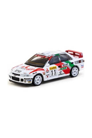 Tarmac Works 1/64 Mitsubishi Lancer Evolution Iı Rallye Monte-carlo 1995 11 Çok Renkli