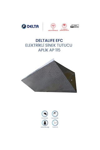 Deltalife Elektrikli Sinek Öldürücü Yapışkan Plakalı Uv Lambalı Ap-115
