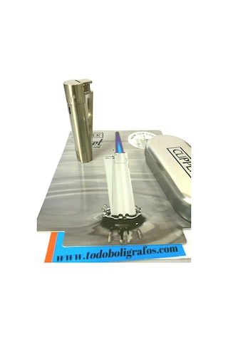 Clipper Jet Flame Gümüş Renk Çakmak